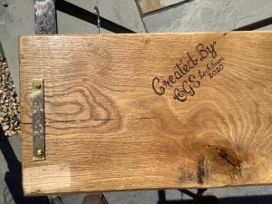 Charles Strange Engraver Wood Chopping Board