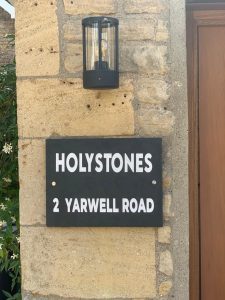 Charles Strange Engraver Stone House Sign