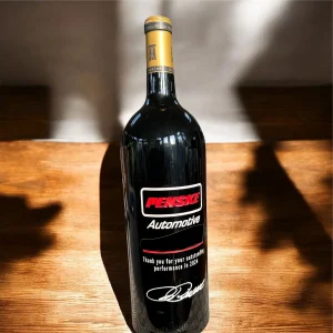 Charles Strange Engraver Corporate Wine Bottle Engraving